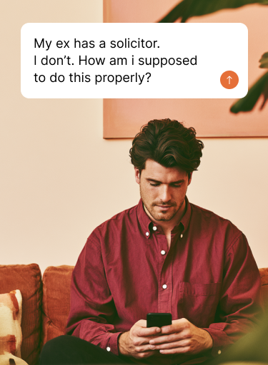 Person reading a letter